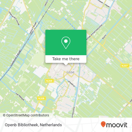 Openb Bibliotheek map