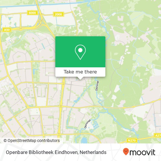 Openbare Bibliotheek Eindhoven map