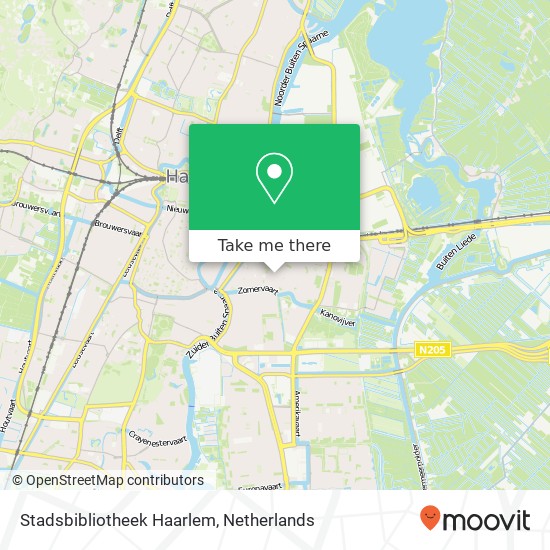 Stadsbibliotheek Haarlem map