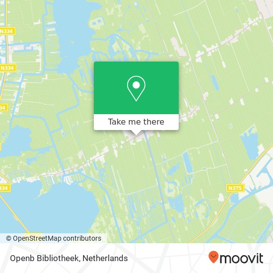 Openb Bibliotheek map