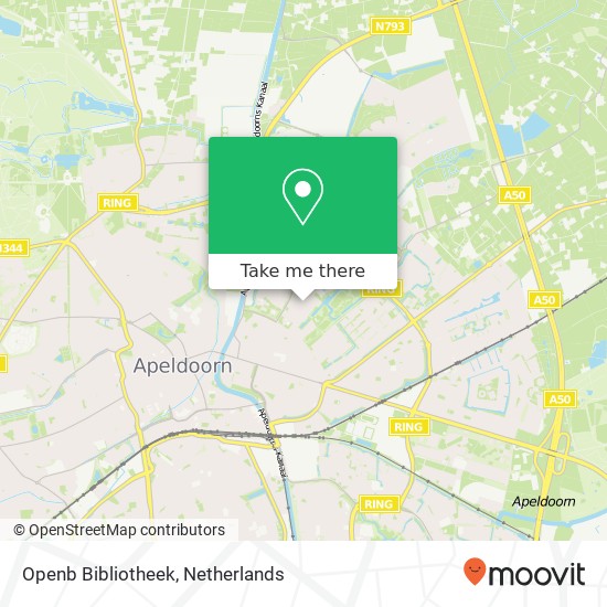 Openb Bibliotheek map