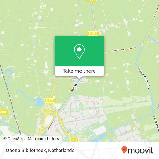 Openb Bibliotheek map