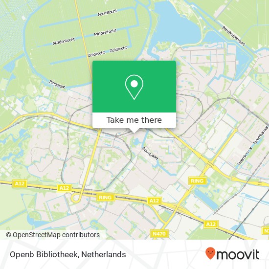 Openb Bibliotheek map