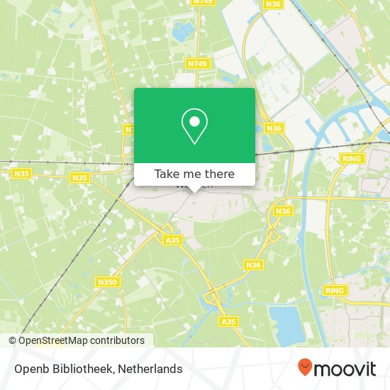 Openb Bibliotheek map