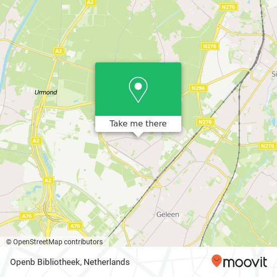 Openb Bibliotheek map