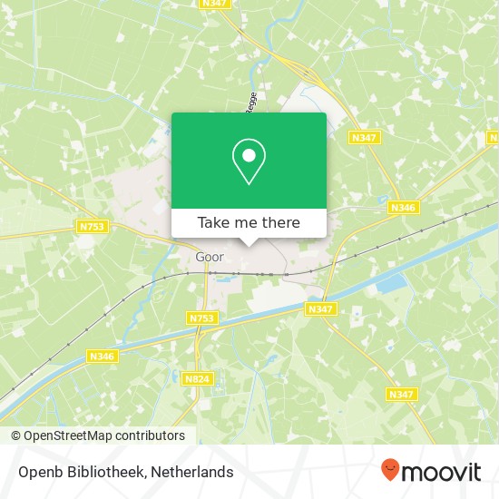 Openb Bibliotheek map