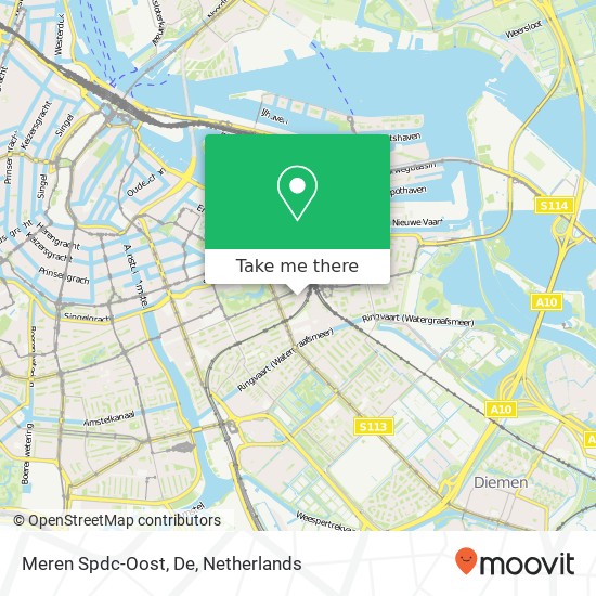 Meren Spdc-Oost, De map