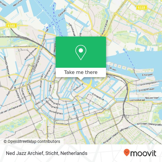 Ned Jazz Archief, Sticht map