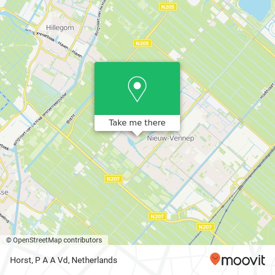 Horst, P A A Vd map
