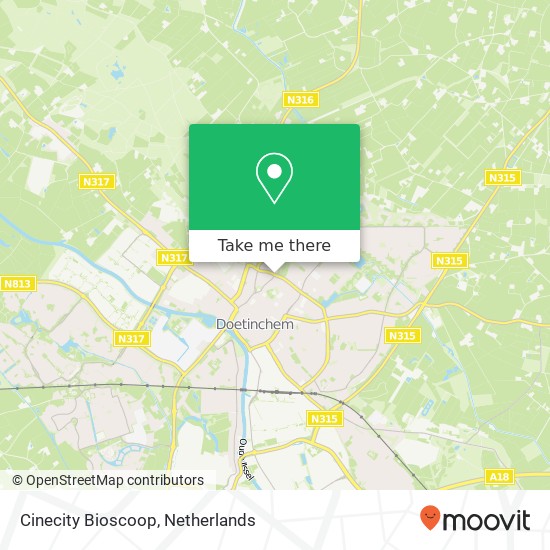 Cinecity Bioscoop map