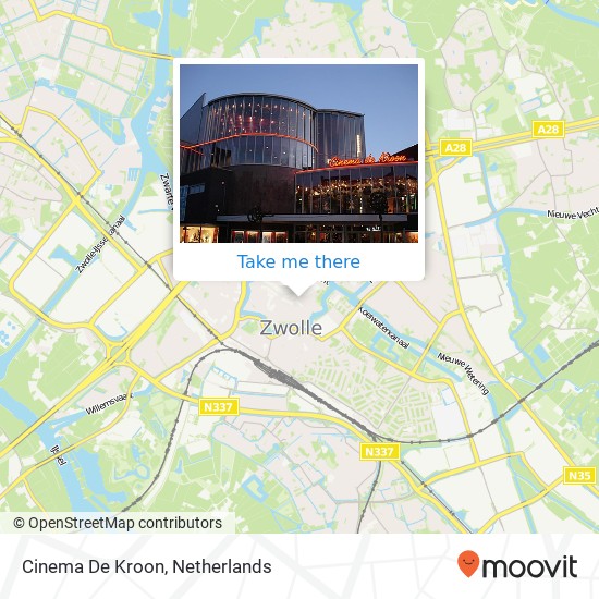 Cinema De Kroon Karte