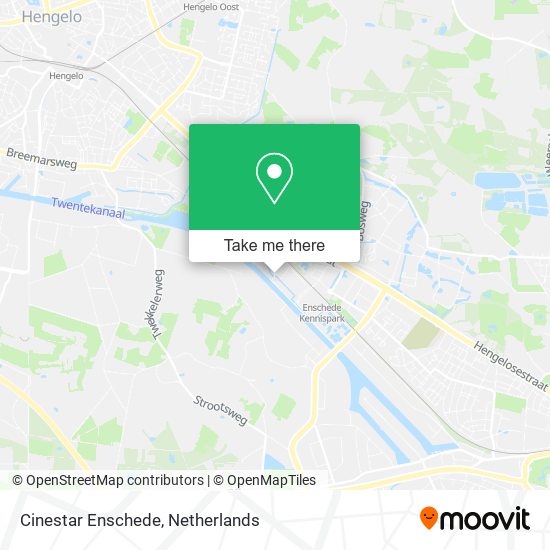 Cinestar Enschede map