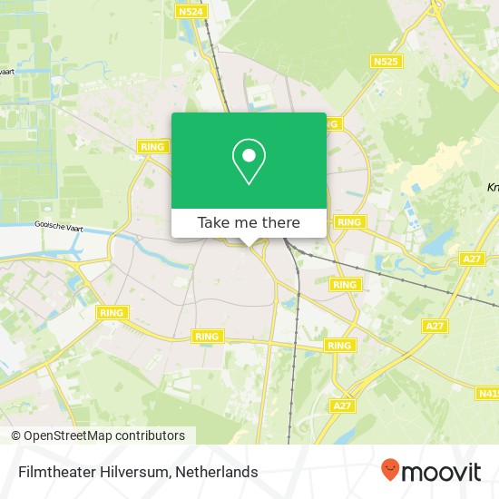 Filmtheater Hilversum map