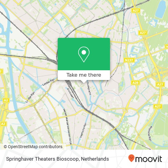 Springhaver Theaters Bioscoop map