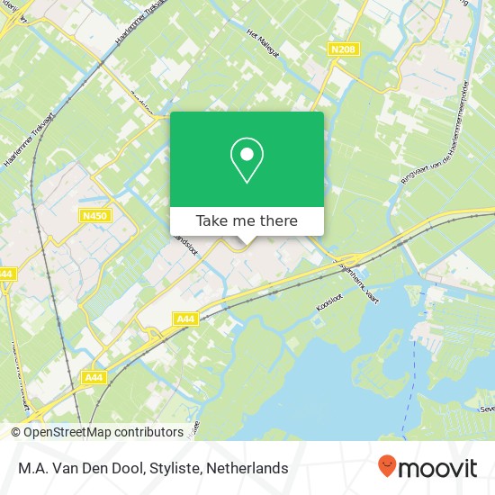 M.A. Van Den Dool, Styliste map