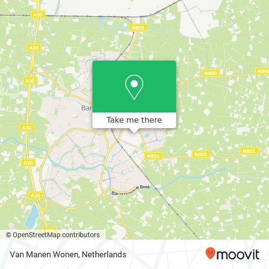 Van Manen Wonen map