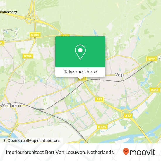 Interieurarchitect Bert Van Leeuwen map