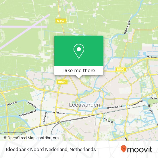 Bloedbank Noord Nederland Karte