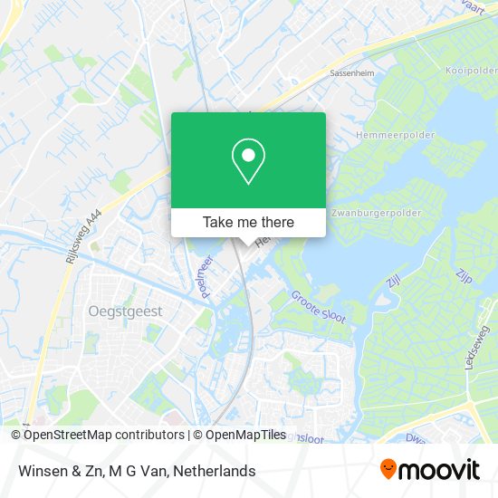 Winsen & Zn, M G Van map