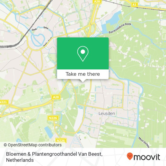 Bloemen & Plantengroothandel Van Beest map