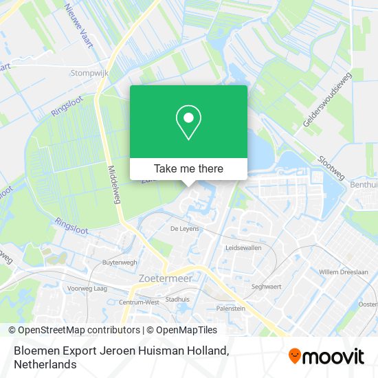 Bloemen Export Jeroen Huisman Holland map