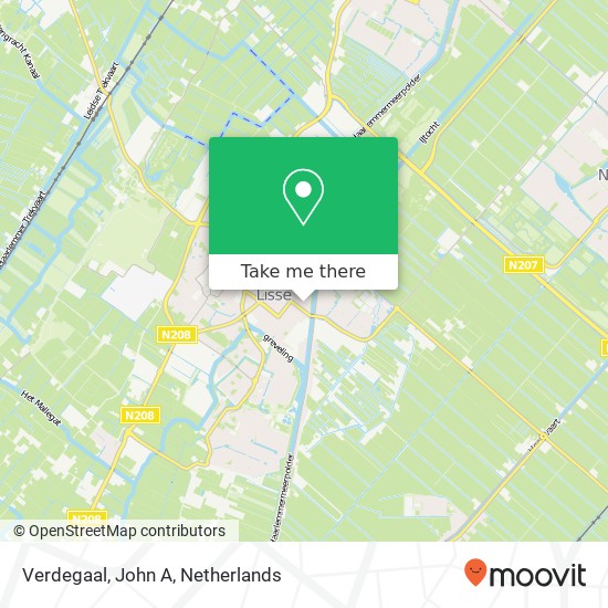 Verdegaal, John A map