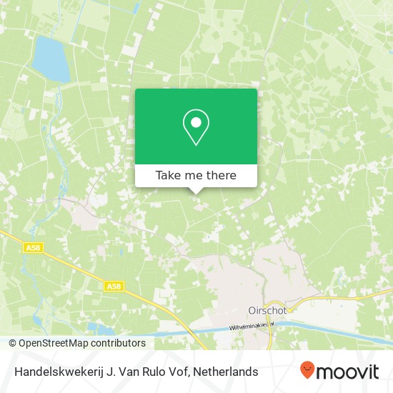 Handelskwekerij J. Van Rulo Vof map