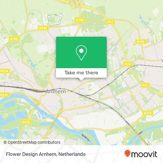 Flower Design Arnhem map