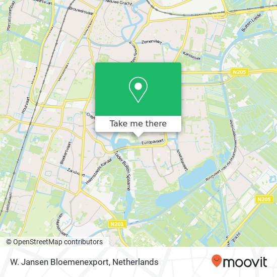 W. Jansen Bloemenexport map