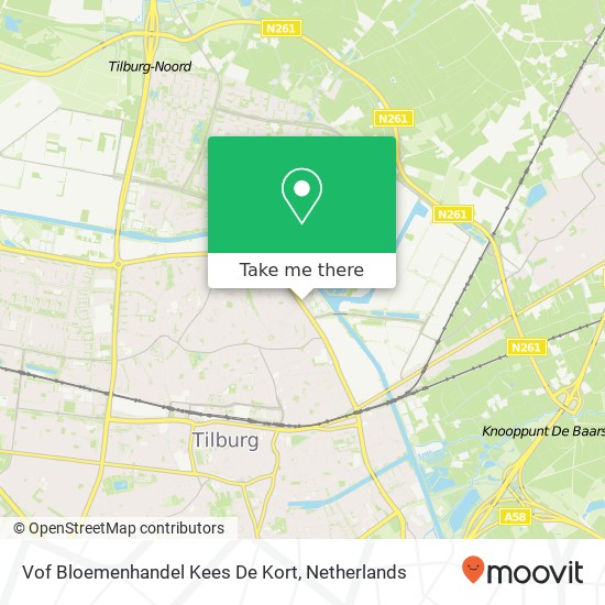 Vof Bloemenhandel Kees De Kort map