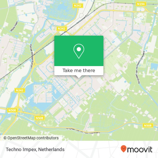 Techno Impex map