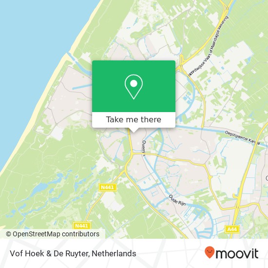 Vof Hoek & De Ruyter map