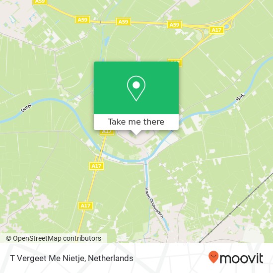 T Vergeet Me Nietje map