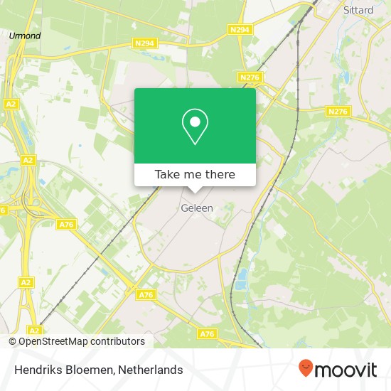 Hendriks Bloemen map