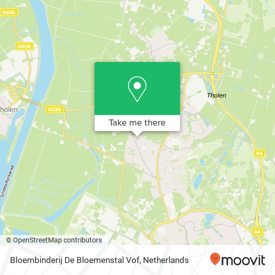 Bloembinderij De Bloemenstal Vof map