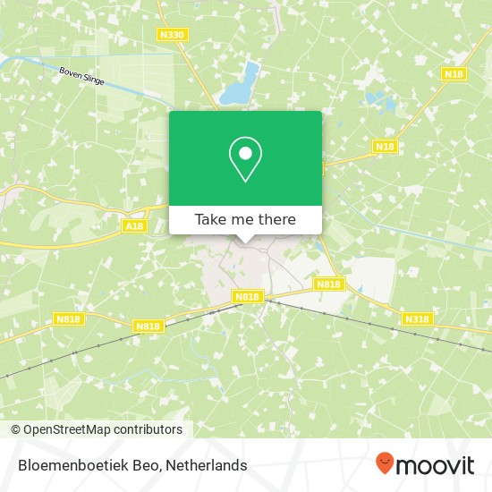 Bloemenboetiek Beo map