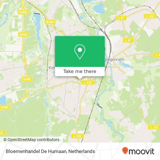 Bloemenhandel De Humaan map