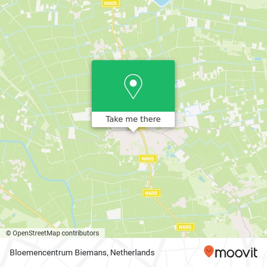 Bloemencentrum Biemans map