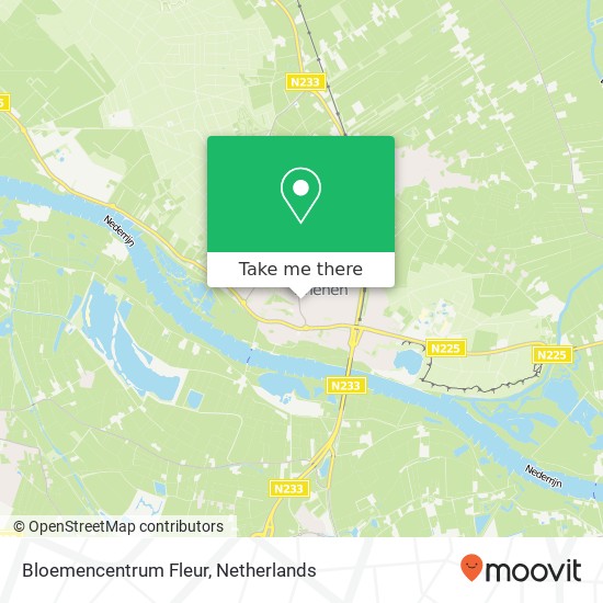 Bloemencentrum Fleur map