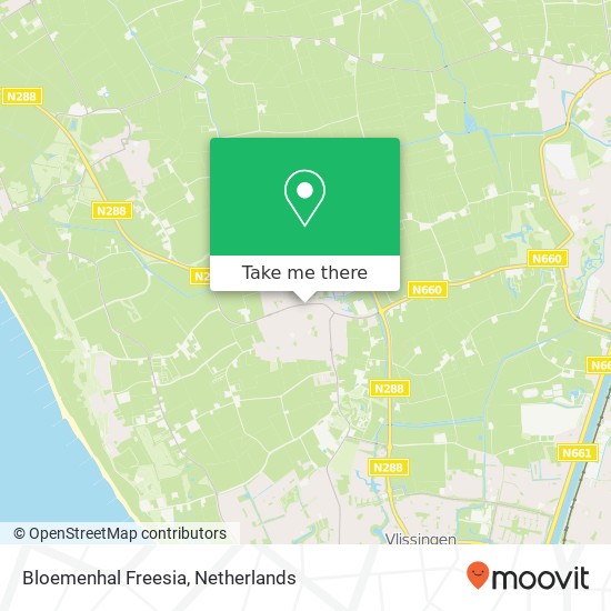 Bloemenhal Freesia map