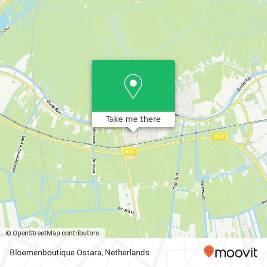 Bloemenboutique Ostara map