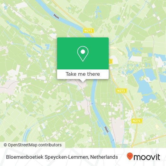 Bloemenboetiek Speycken-Lemmen Karte