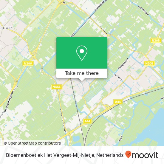 Bloemenboetiek Het Vergeet-Mij-Nietje map