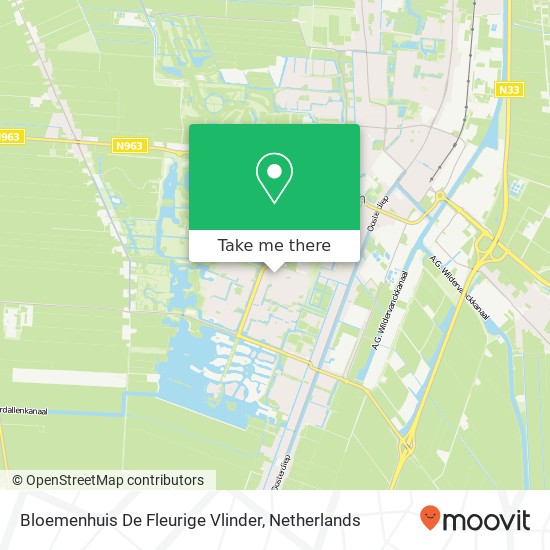 Bloemenhuis De Fleurige Vlinder map