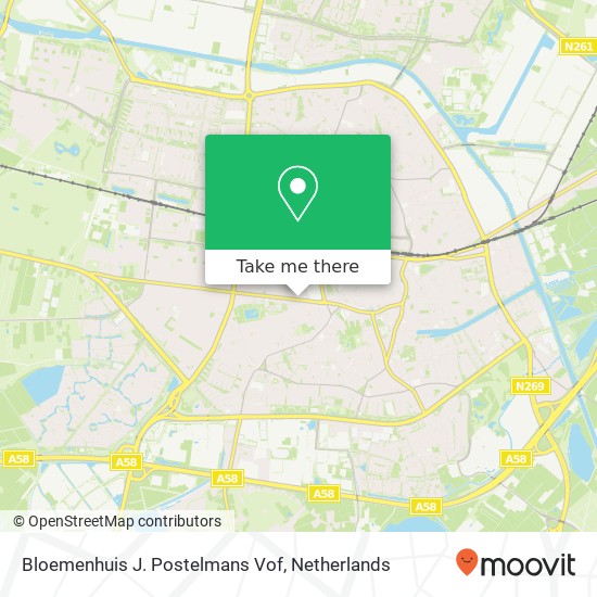 Bloemenhuis J. Postelmans Vof map