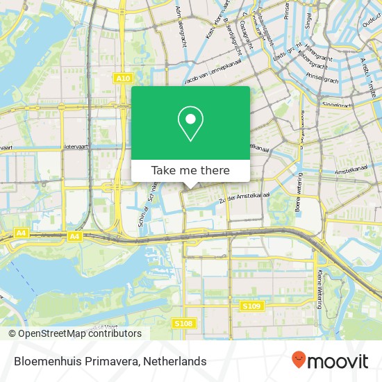 Bloemenhuis Primavera map