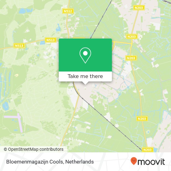 Bloemenmagazijn Cools map