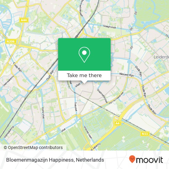 Bloemenmagazijn Happiness map