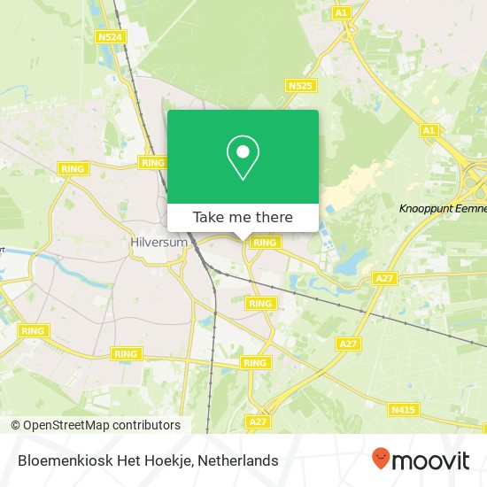 Bloemenkiosk Het Hoekje map