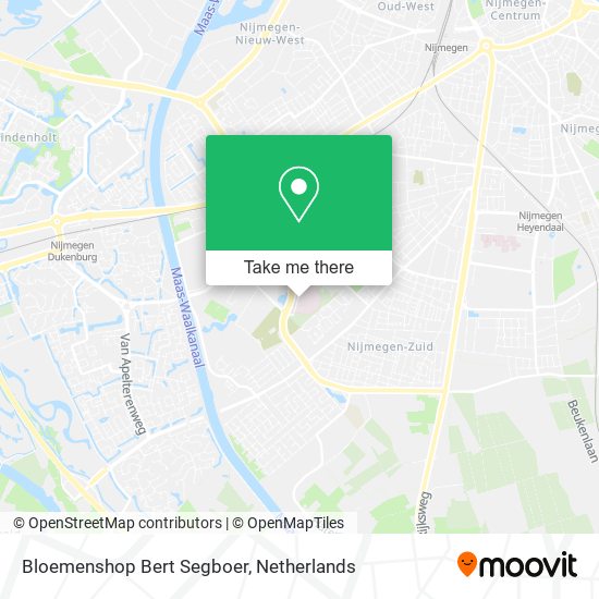 Bloemenshop Bert Segboer map